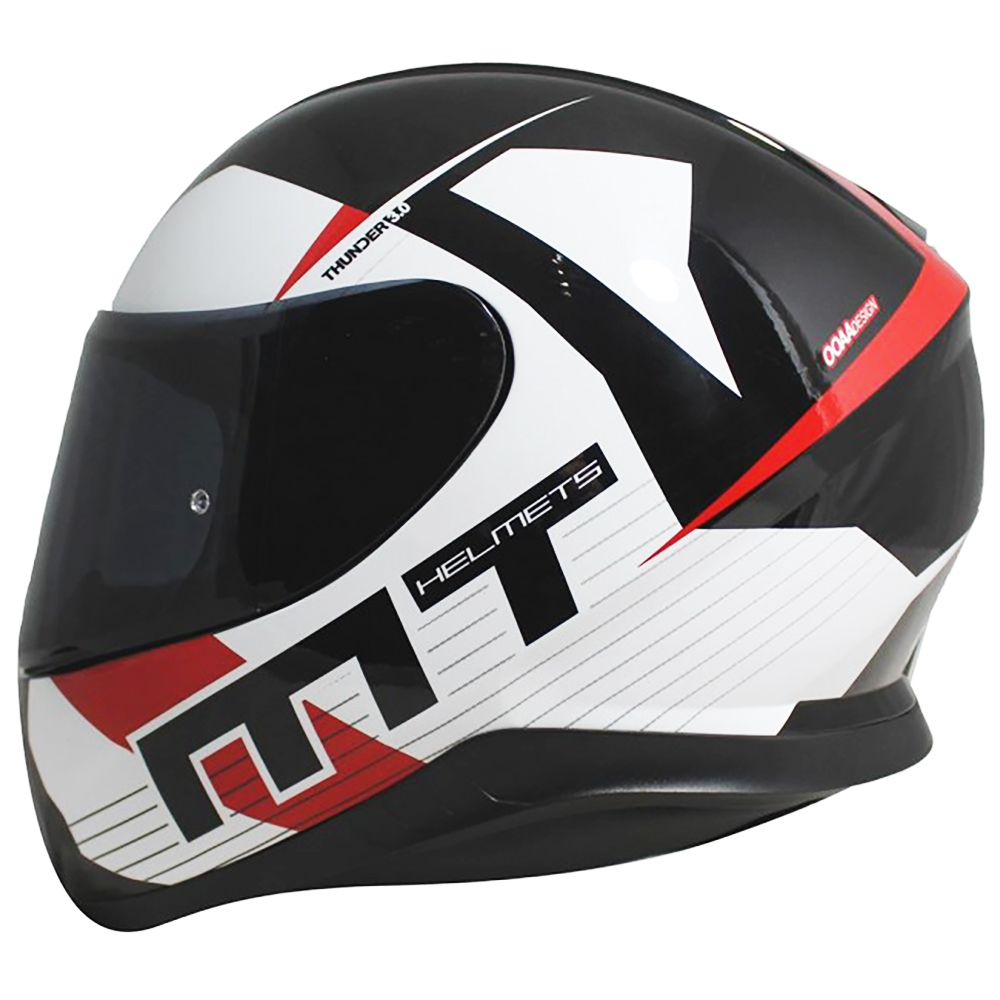 MT Helmets MT Thunder 3 Ray Black White & Red